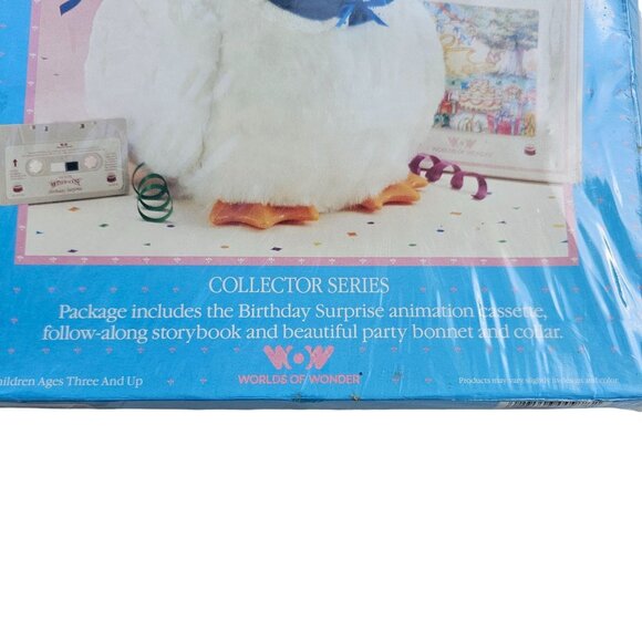 Vintage Talking Mother Goose Birthday Surprise Cassette Book Bonnet Sealed - Picture 5 of 9